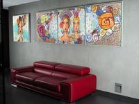 Obrazy jako dekoracje salonu malarstwo wspolczesne do firmy Dagma Art 4