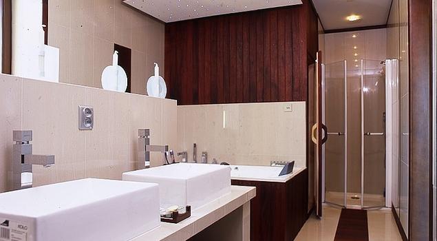 Sauna w domu. Nowoczesna, ekskluzywna łazienka